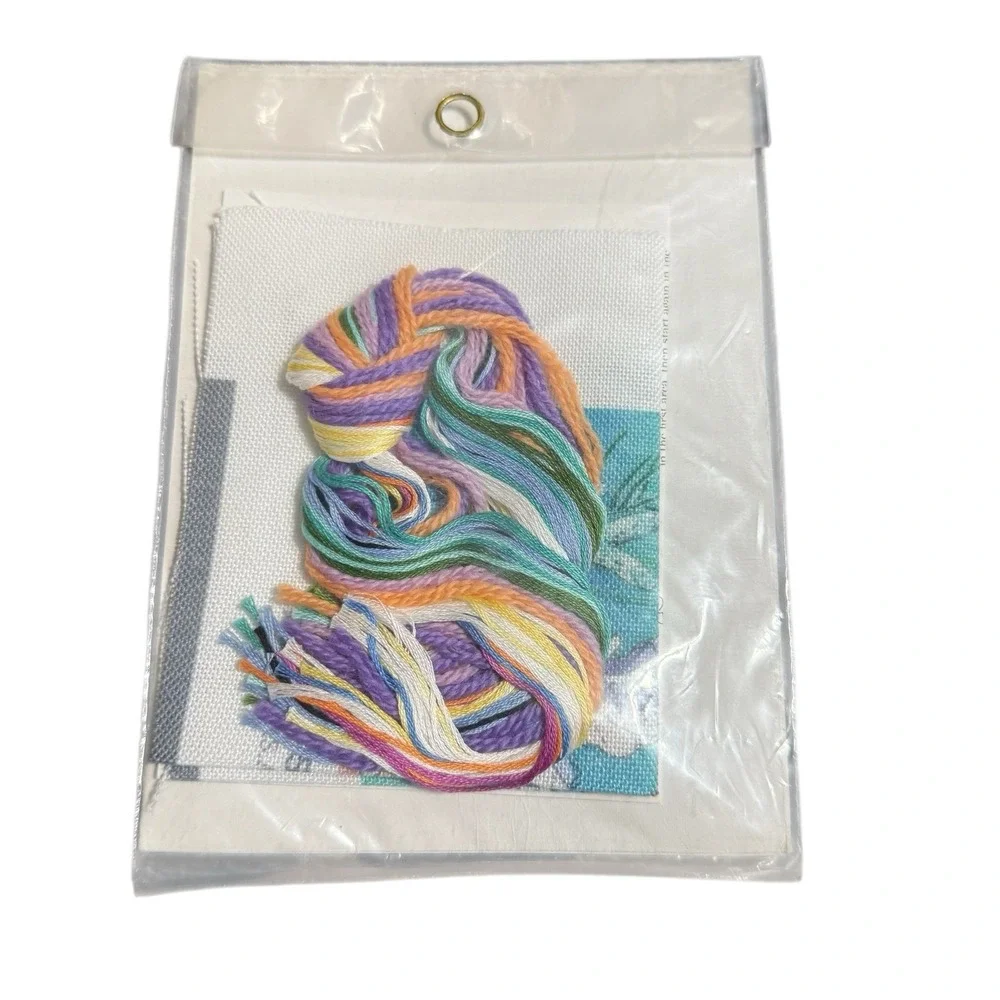 Vintage 1991 Dimensions embroidery‎ Graceful Tropical Fish Designed By Ann Craig
